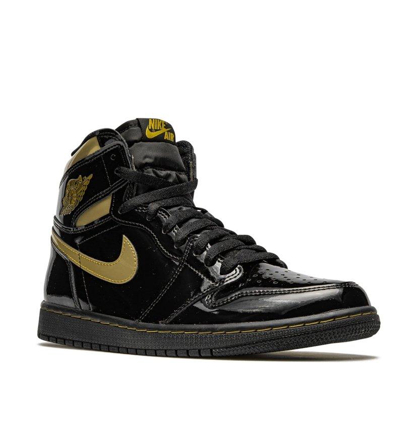 Air Jordan 1 High OG Black Metallic Gold-Jordan-Mbuzi