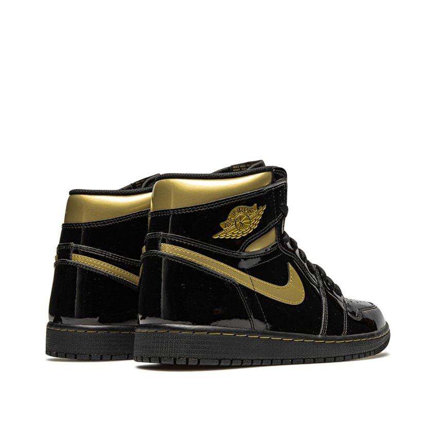 Air Jordan 1 High OG Black Metallic Gold-Jordan-Mbuzi