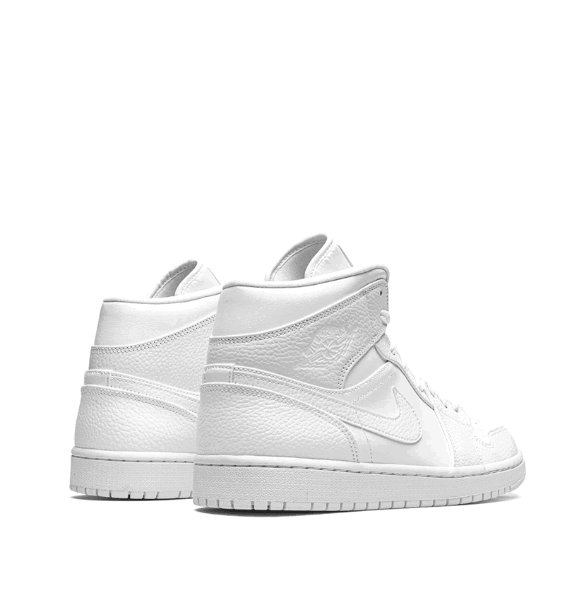 Air Jordan 1 Mid Triple White-Jordan-Mbuzi