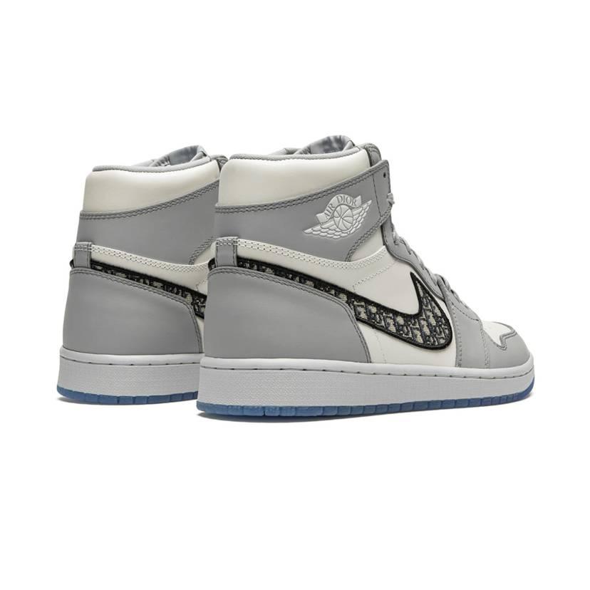 Dior x Jordan 1 High OG Grey-Jordan-Mbuzi