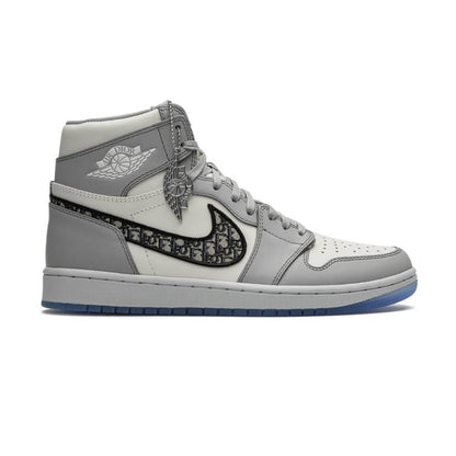 Dior x Jordan 1 High OG Grey-Jordan-Mbuzi