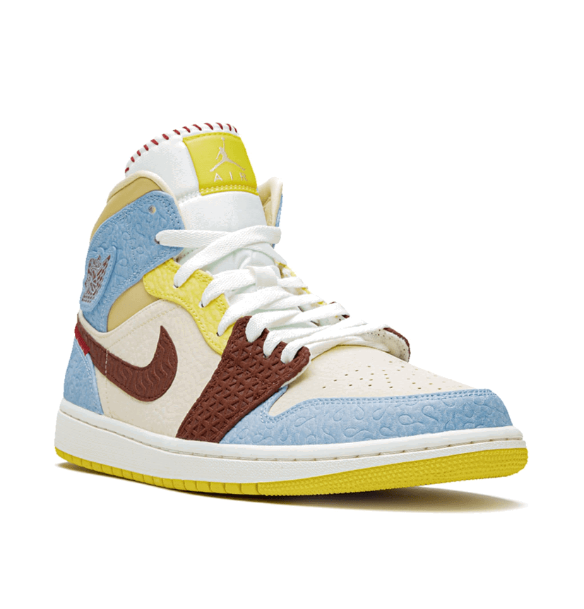 Maison Chateau x Jordan 1 Mid Fearless Multi-Jordan-Mbuzi