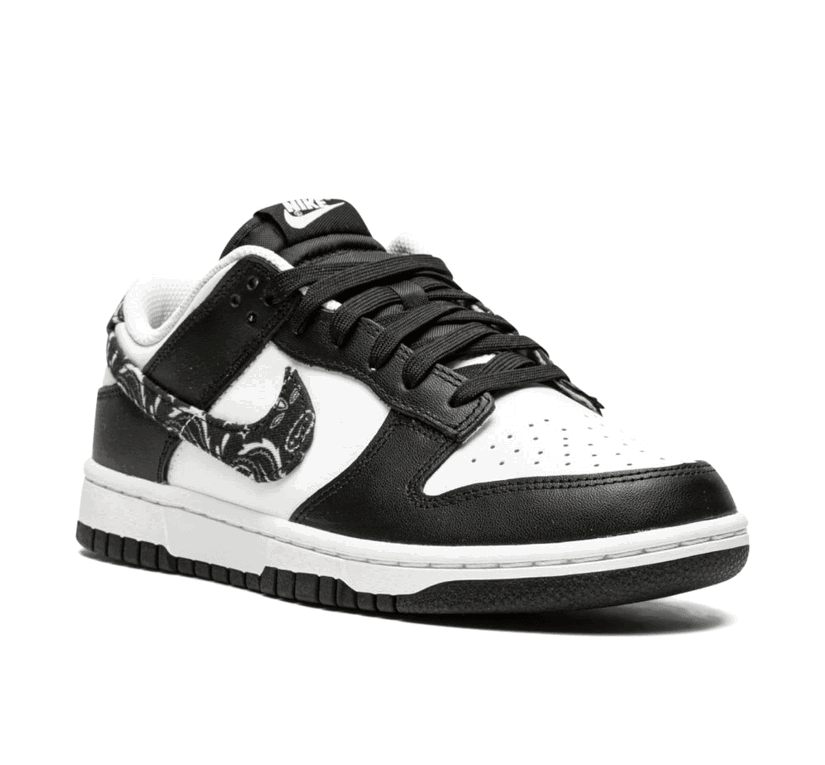 Nike Dunk Low Black White Paisley-Nike-Mbuzi