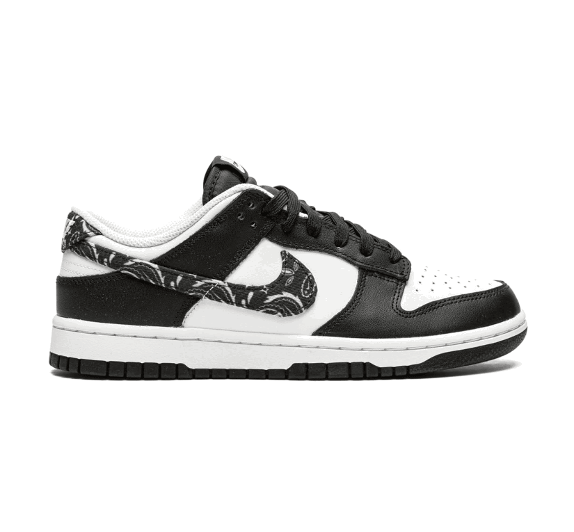 Nike Dunk Low Black White Paisley-Nike-Mbuzi