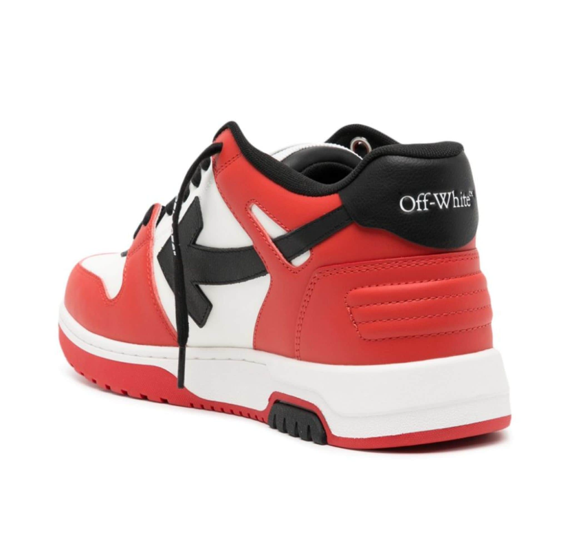 Off-White Out Of Office Low Tops Red Black-Off-White-Mbuzi