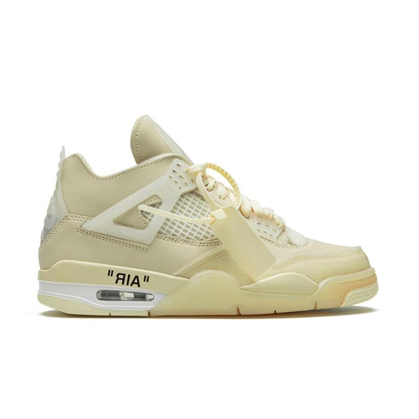 Off-White x Nike Air Jordan 4 Sail-Jordan-Mbuzi