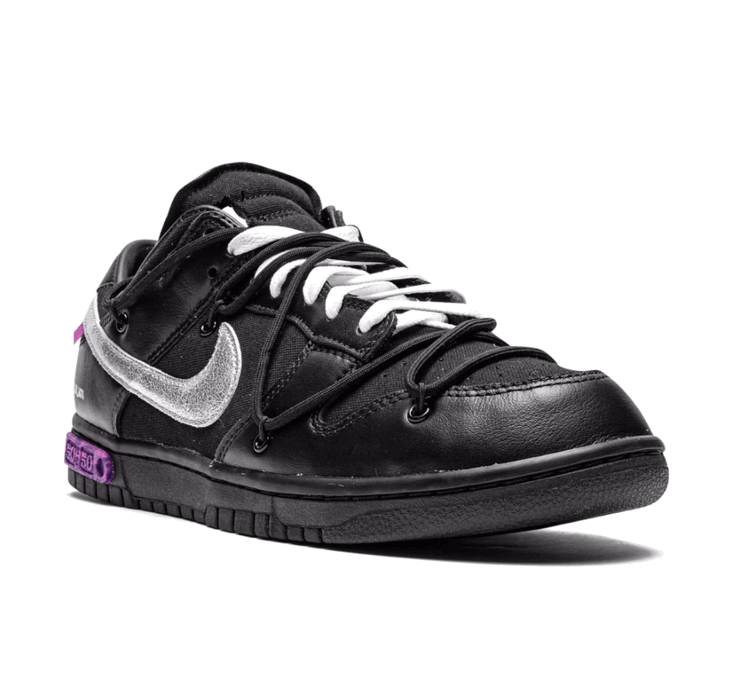 Off-White x Nike Dunk Low Black Lot 50-Nike-Mbuzi