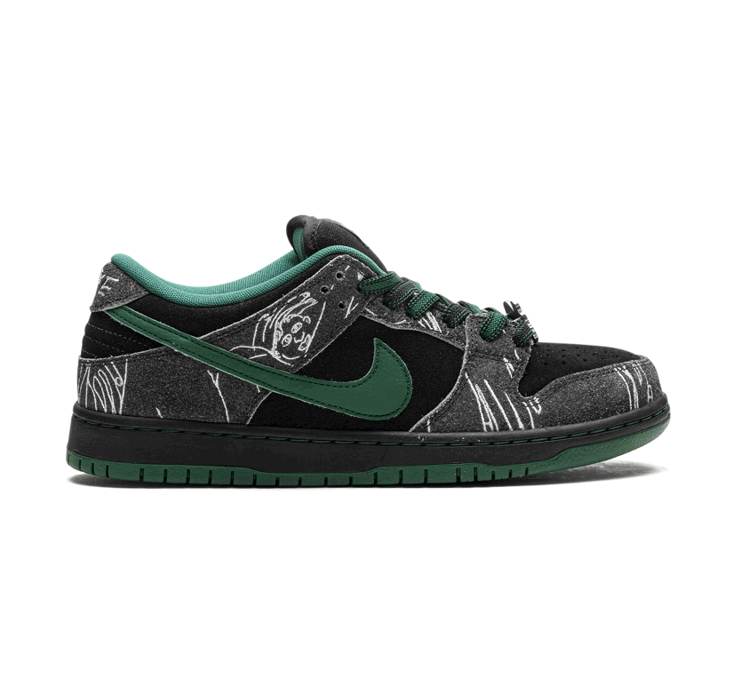 There Skateboards x Nike SB Dunk Low Anthracite Gorge Green-Nike-Mbuzi